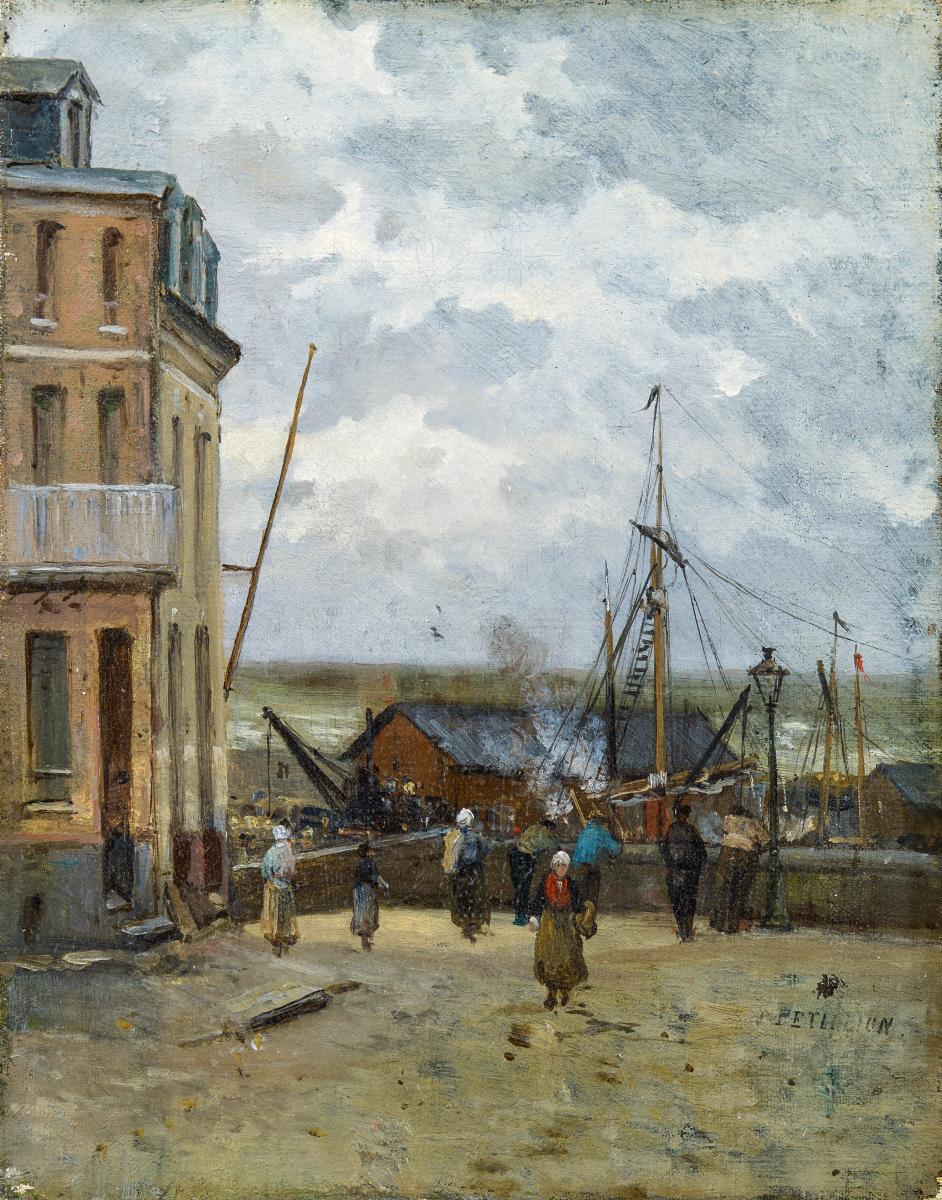 Jules Pétillion - Im Hafen von Le Tréport