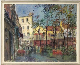 Jules René Hervé - A Busy Day At The Square