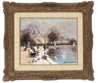 Jules René Hervé - By the pond