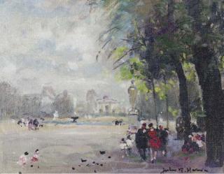 Jules René Hervé - Jardin Des Tuileries