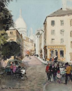Jules Rene Hervé - Le Sacre Coeur, Montmartre, Paris