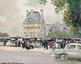 Jules René Hervé - Les Bouquinistes, Paris