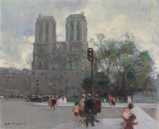 Jules Rene Herve - Place de Notre Dame