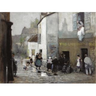 Jules René Hervé - Scène De Rue