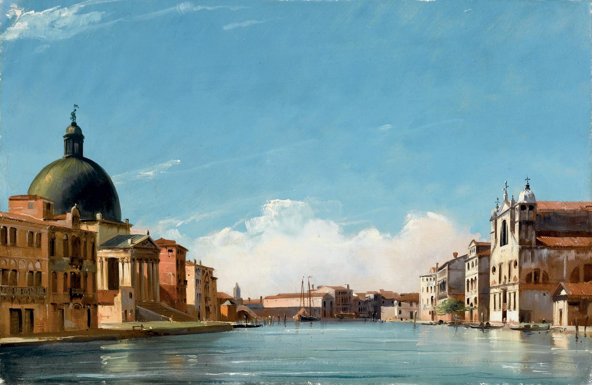 Jules-Romain Joyant - Venezia, la chiesa di San Samuele