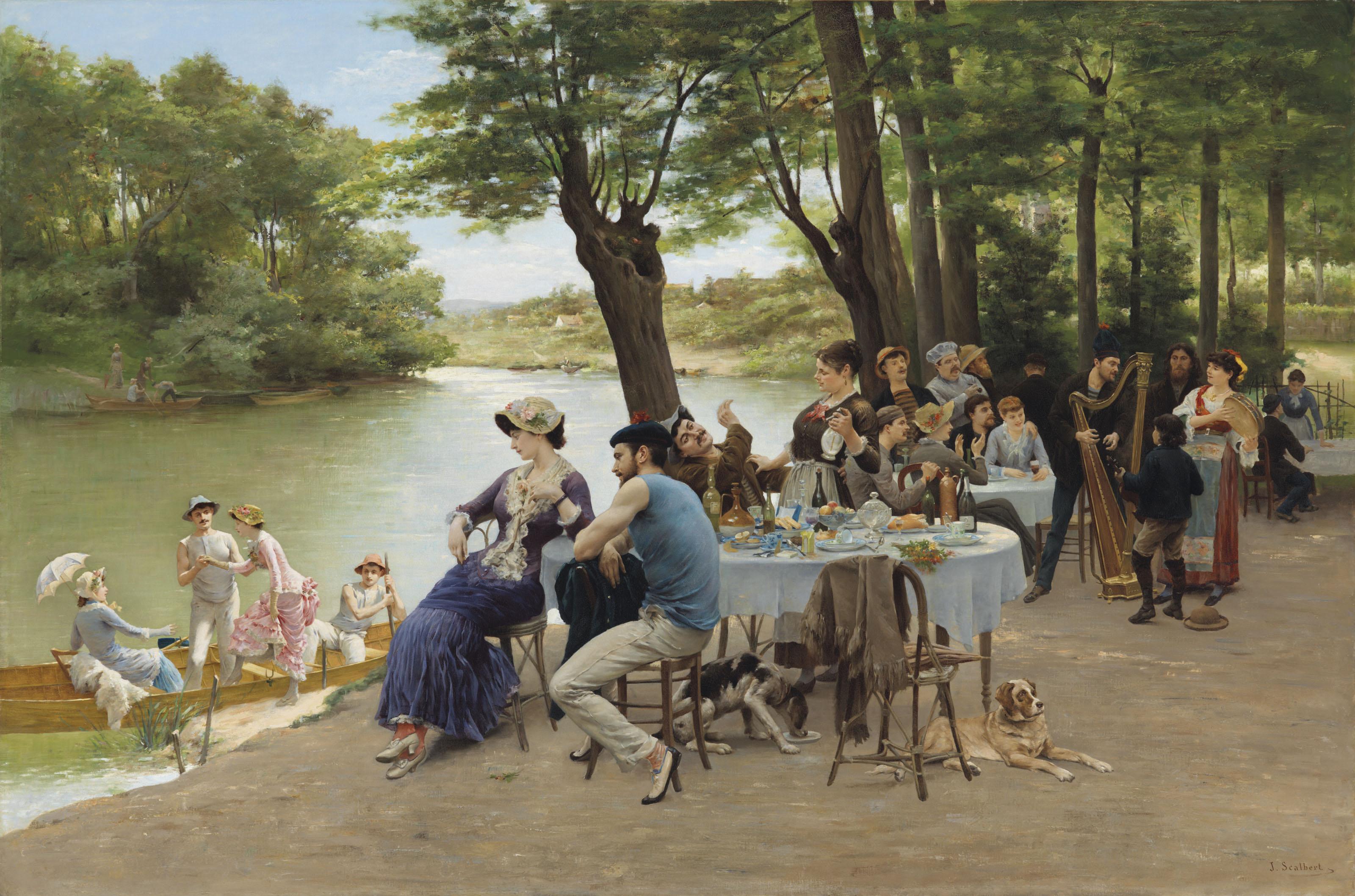 Jules Scalbert - Le bord de la Marne