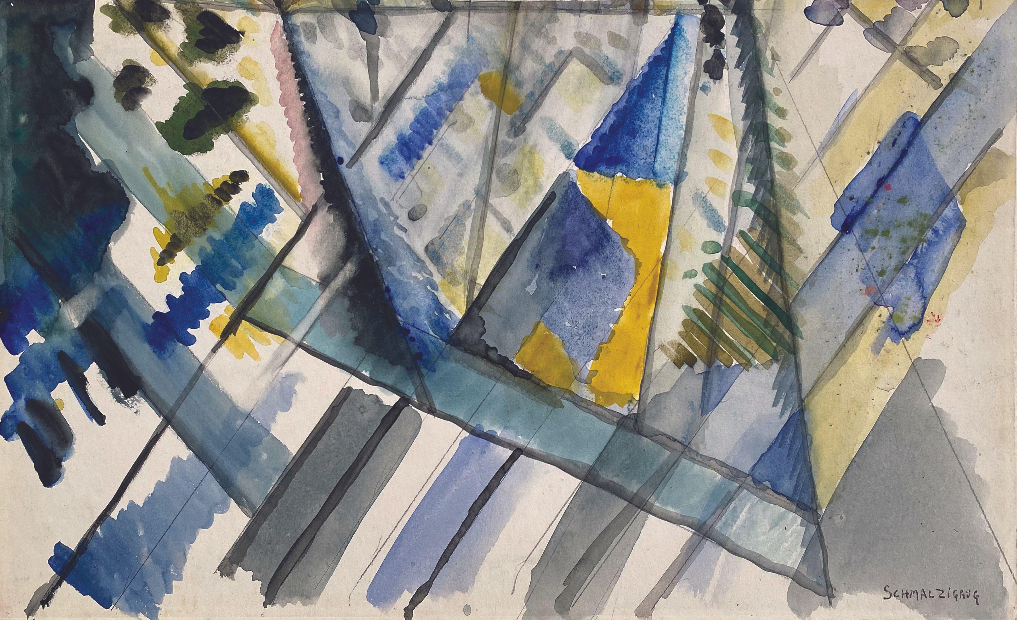 Jules Schmalzigaug - Composition abstraite