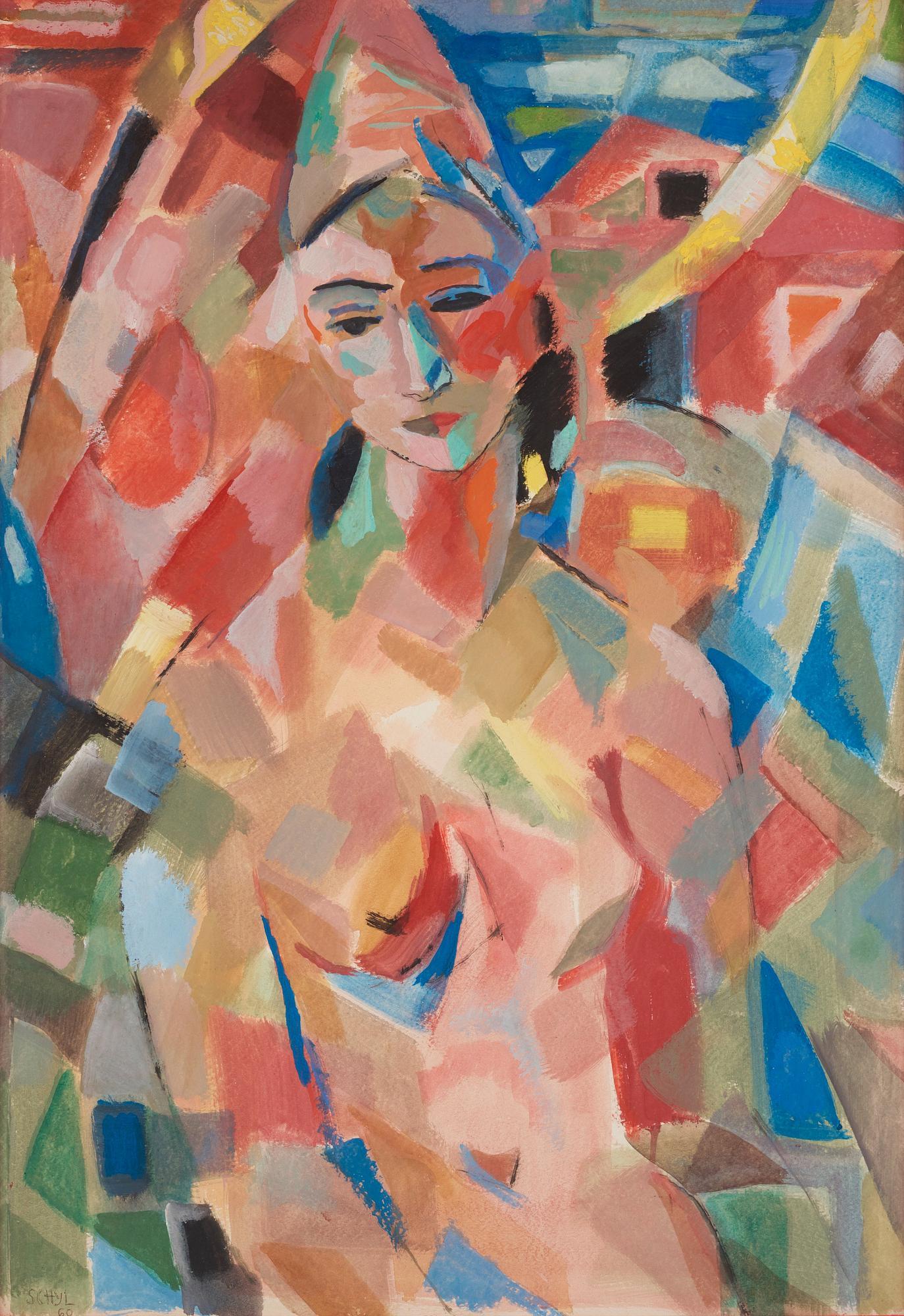Jules Schyl - Cubist Woman
