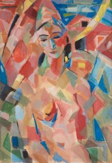 Jules Schyl - Cubist Woman