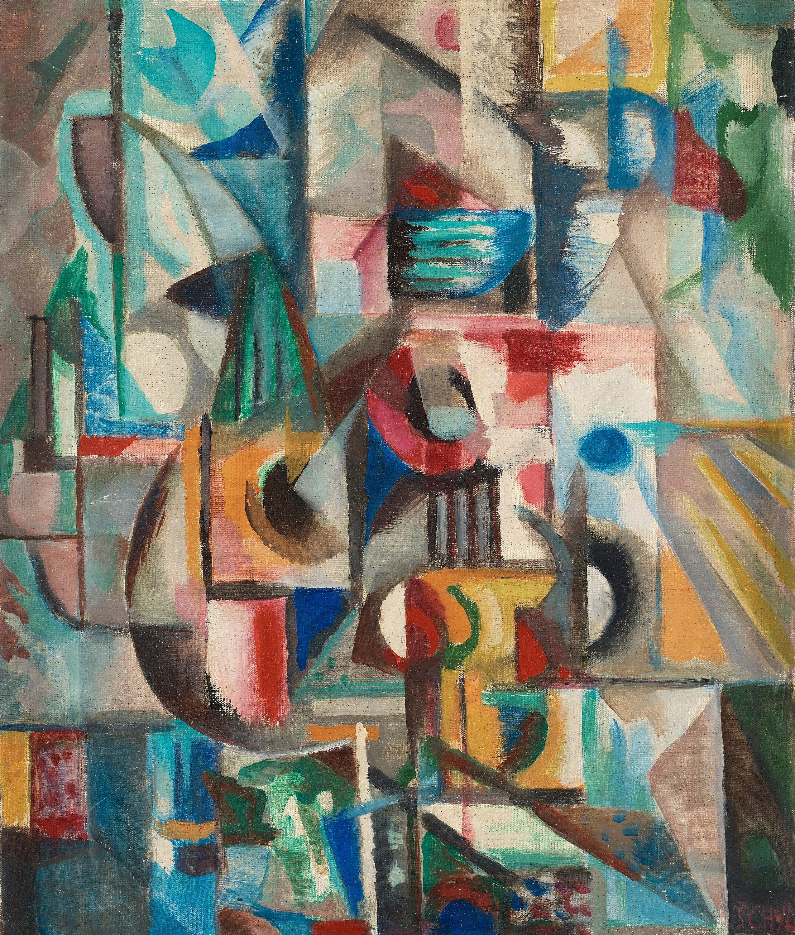 Jules Schyl - Cubistic still life