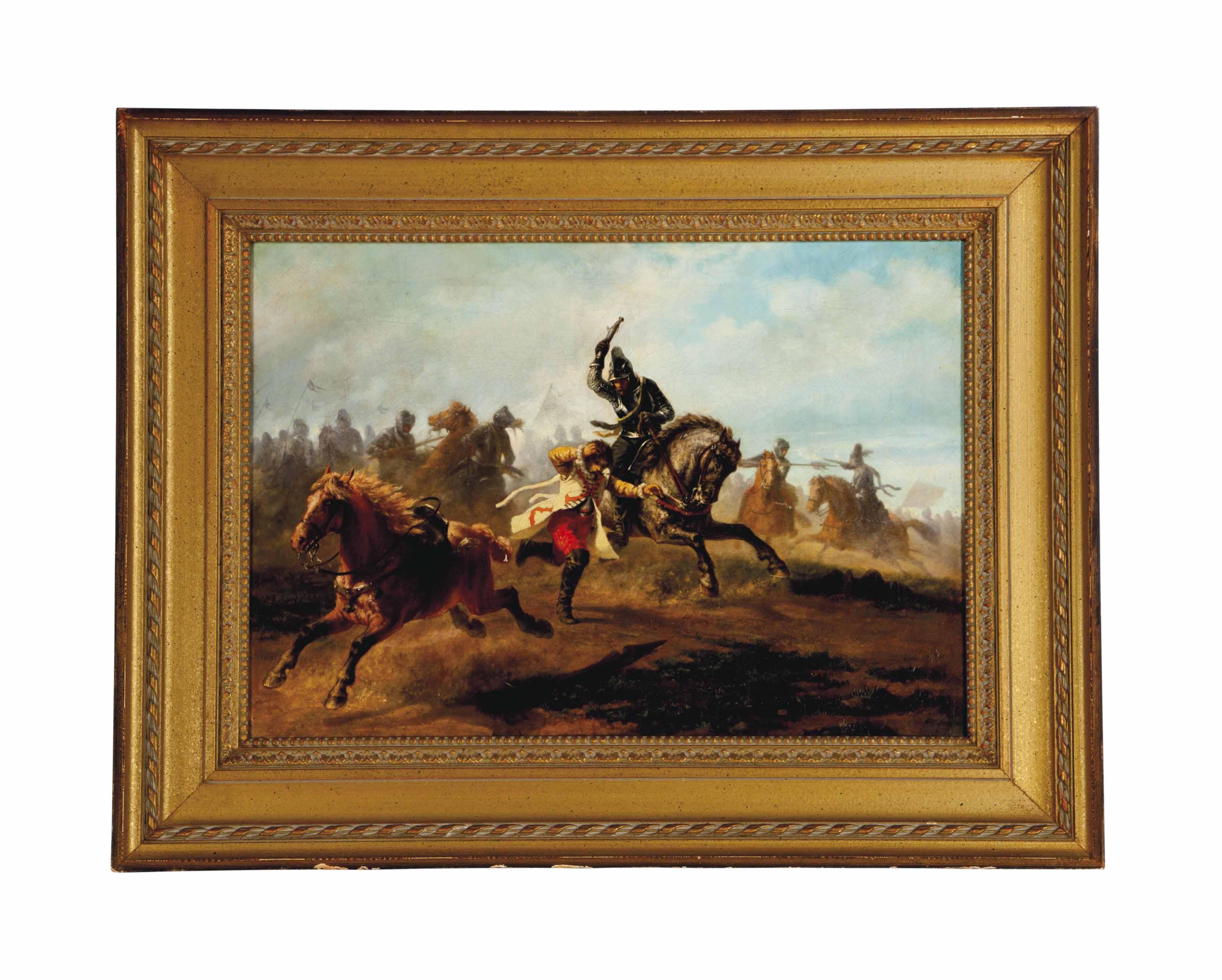 Jules Van Imschoot - The Charge of the Scots Greys, at Balaclava