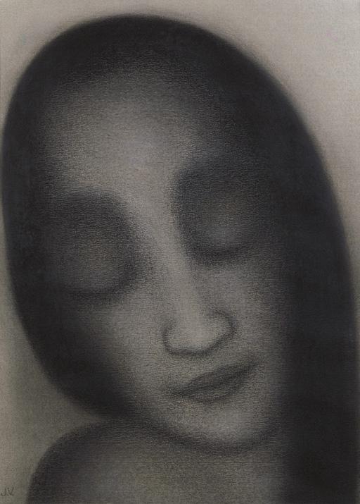 Jules Vermeire - Head of a woman