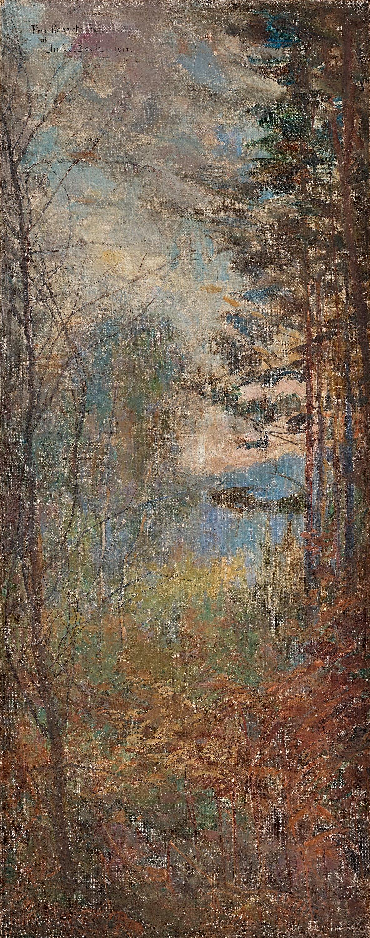 Julia Beck - Autumn landscape, Beaumont-le-Roger