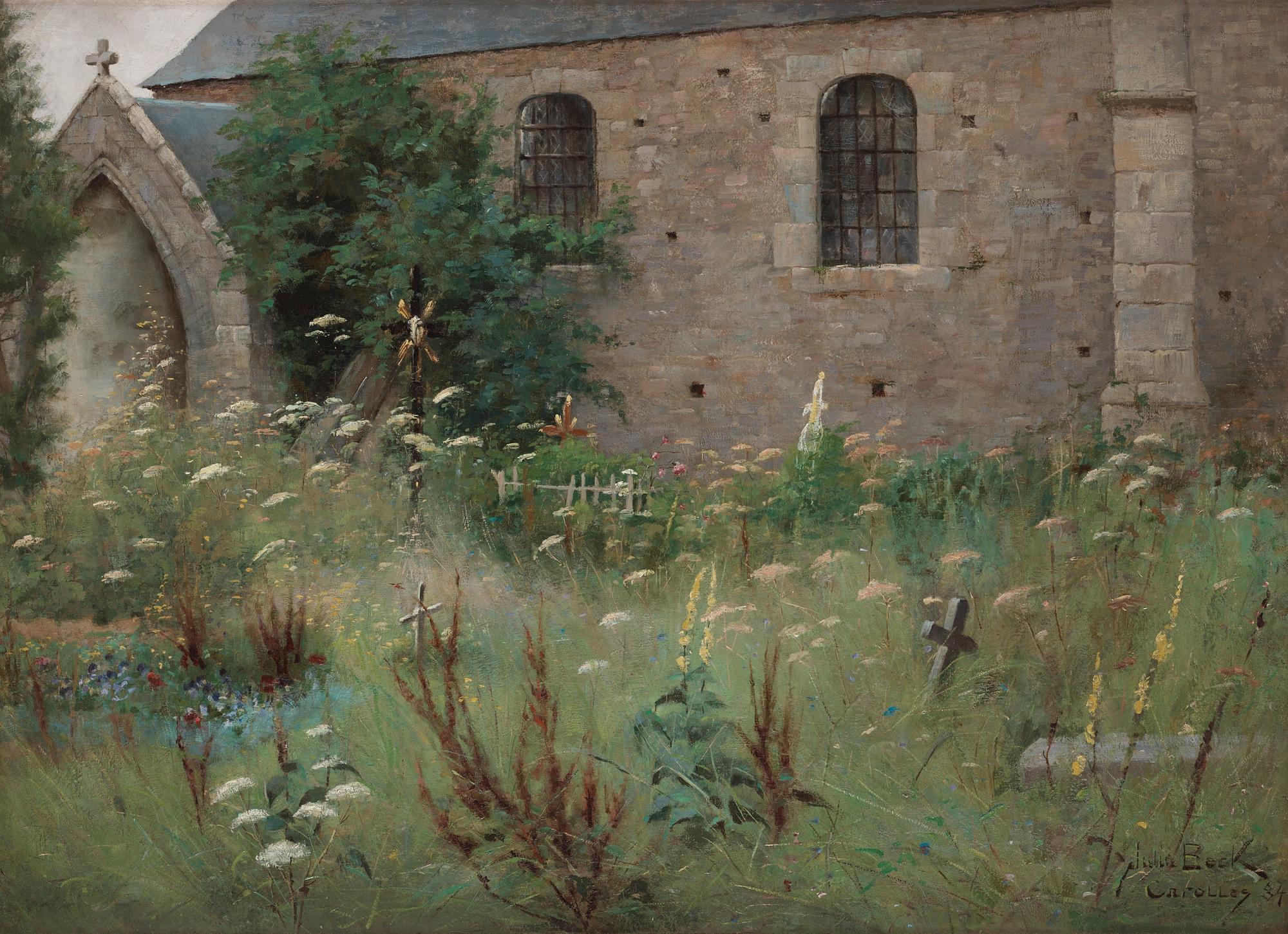 Julia Beck - Motiv från Carolles, Frankrike.