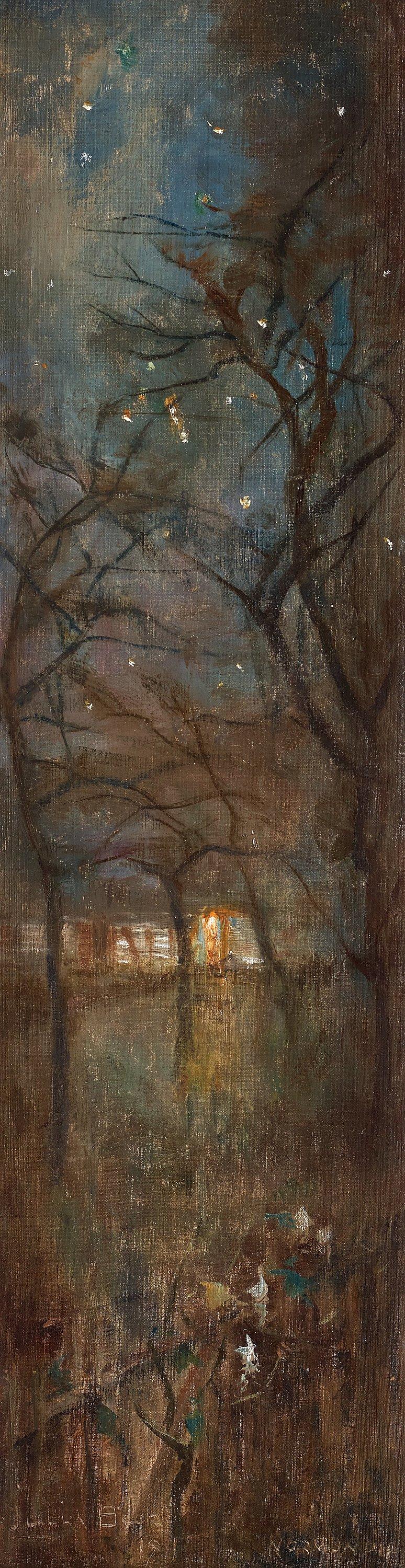 Julia Beck - Starry night, scene from Normandy