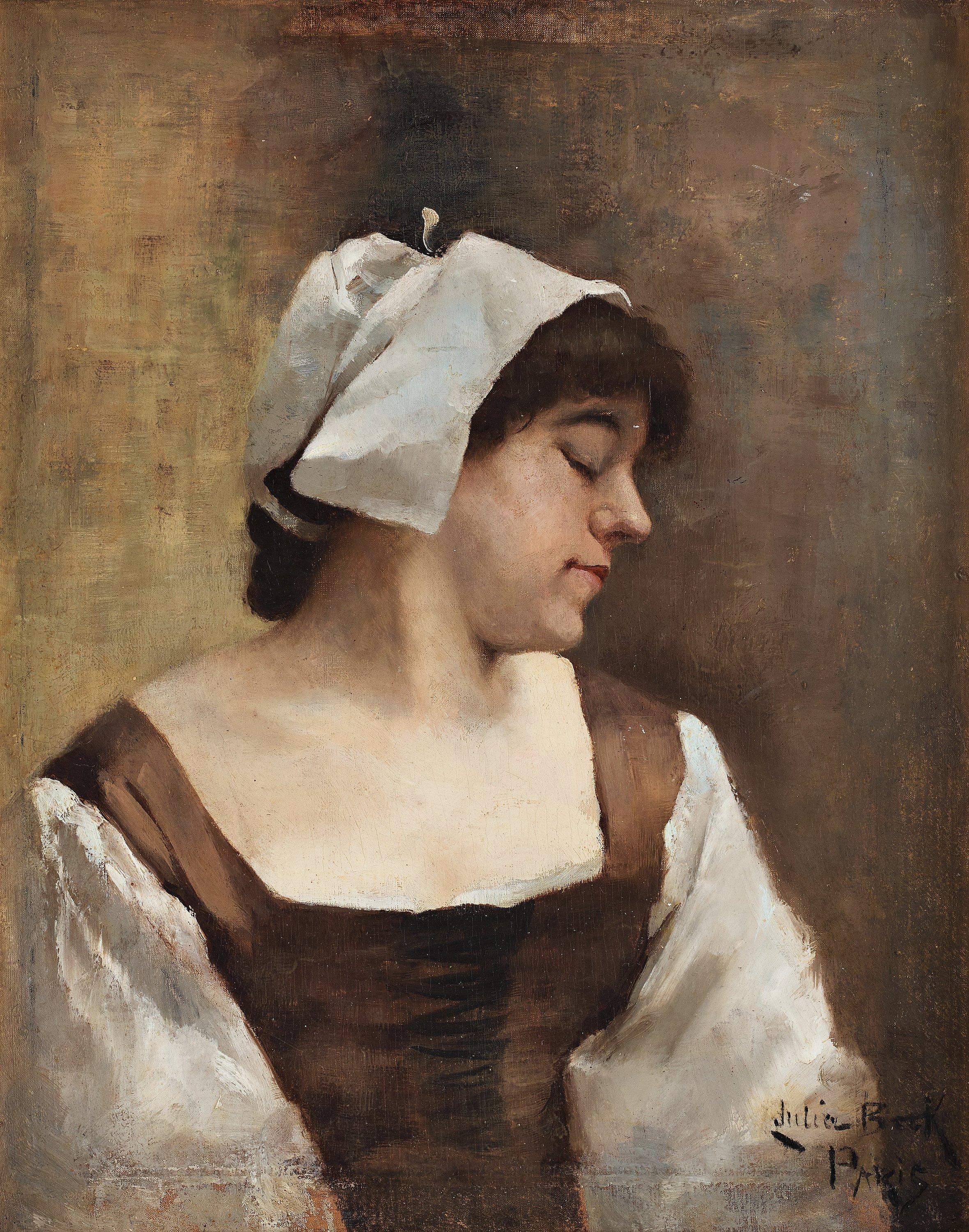 Julia Beck - \'Studiehufvud\' (Study of a head)