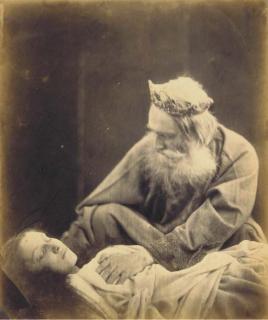 Julia Margaret Cameron - Cordelia And King Lear, 1865