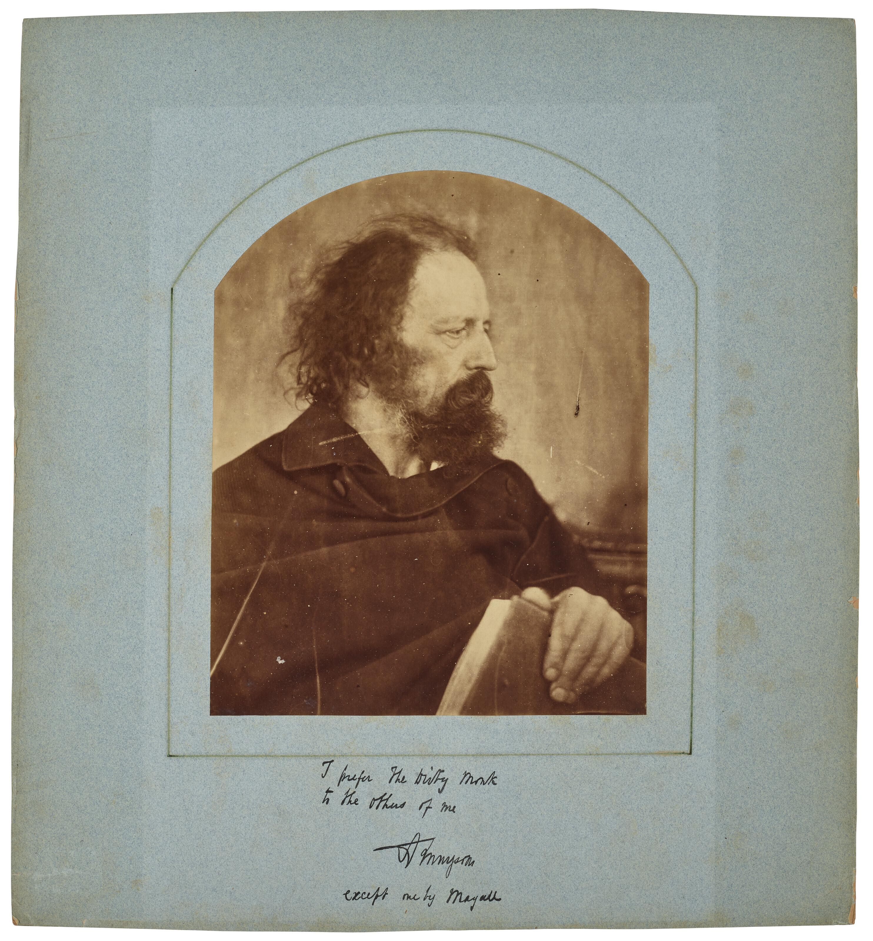 Julia Margaret Cameron - The Dirty Monk, Alfred Lord Tennyson, 1865