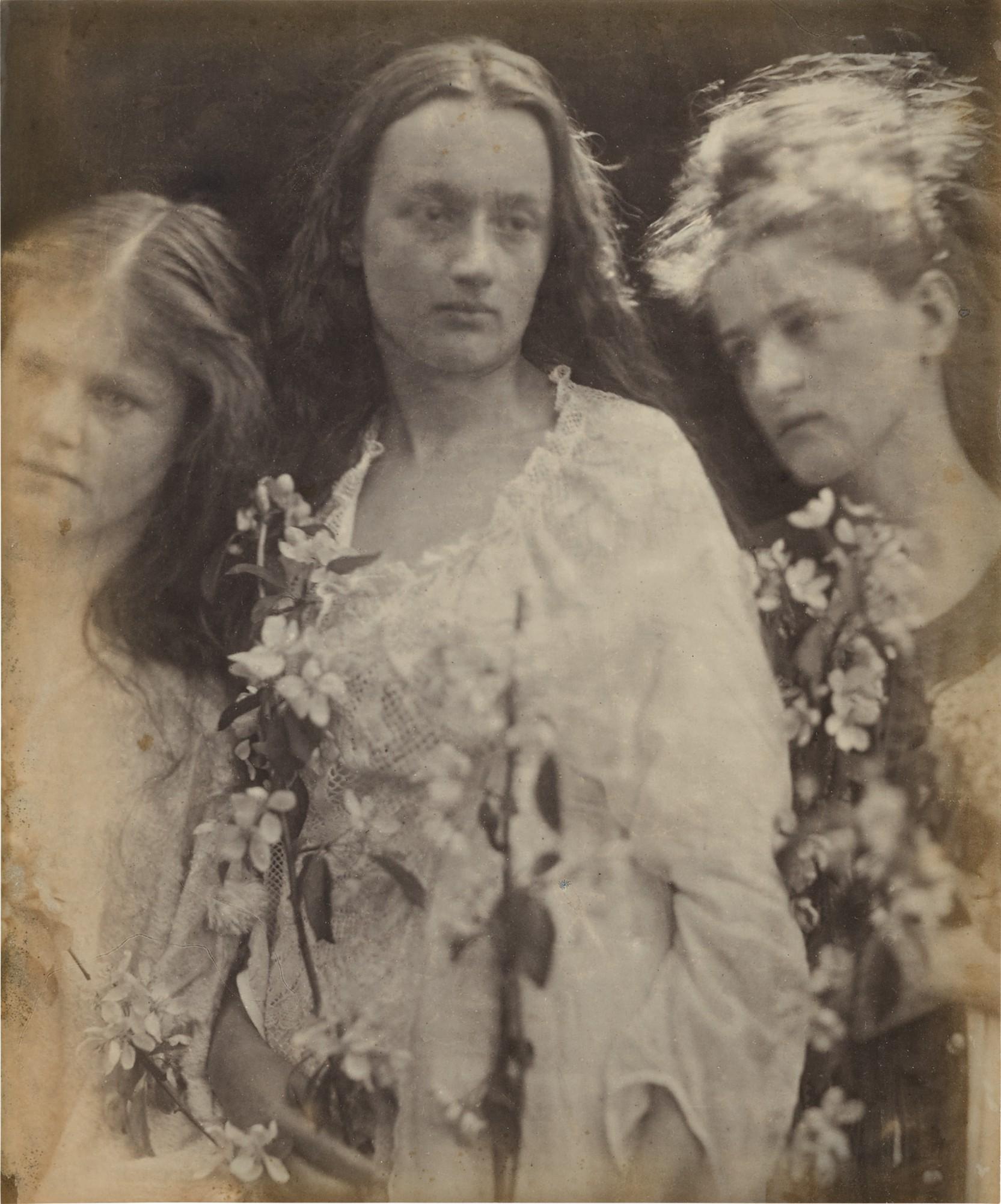 Julia Margaret Cameron - Three King\'S Daughters Fair (Mary Peacock, Annie Chinery Cameron, And Emily Peacock)