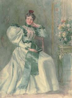 Julian Alden Weir - An Old Fashioned Figure