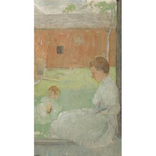 Julian Alden Weir - Mother And Child