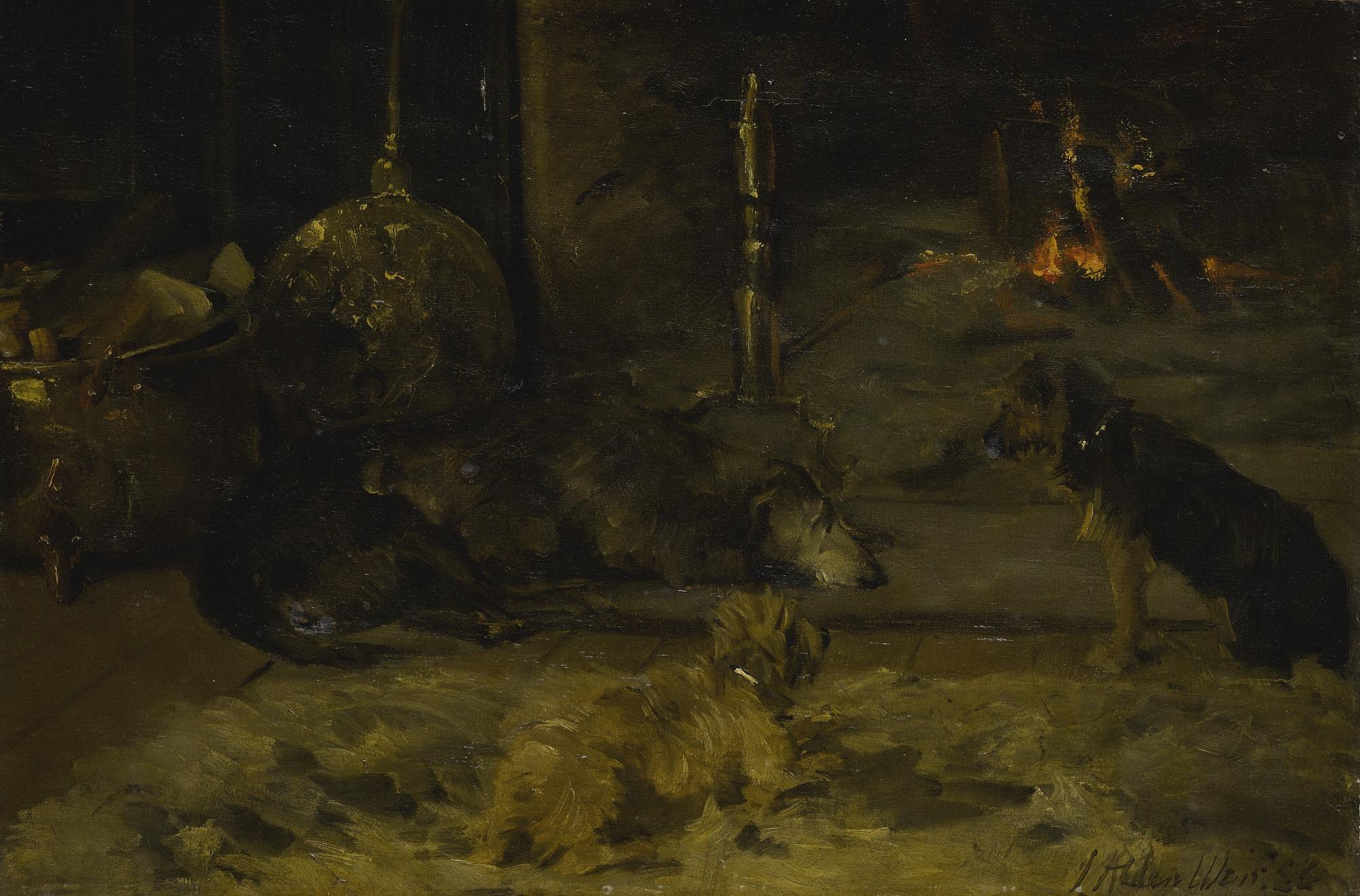Julian Alden Weir - My Own Fireside