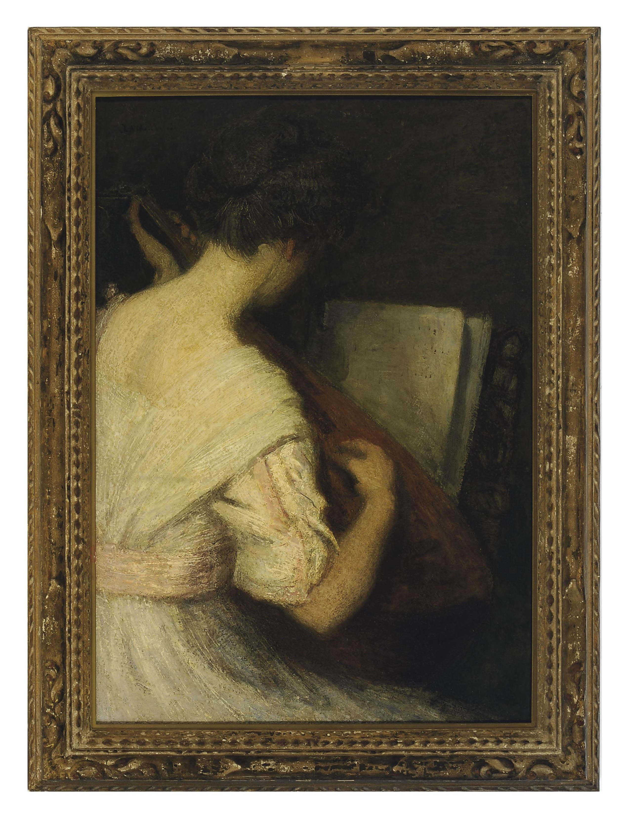 Julian Alden Weir - The Lute Player