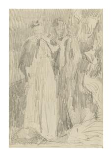 Julian Alden Weir - Two Figures