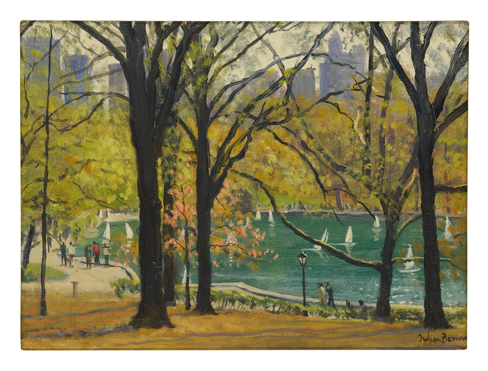 Julian Barrow - Boating Lake, Central Park