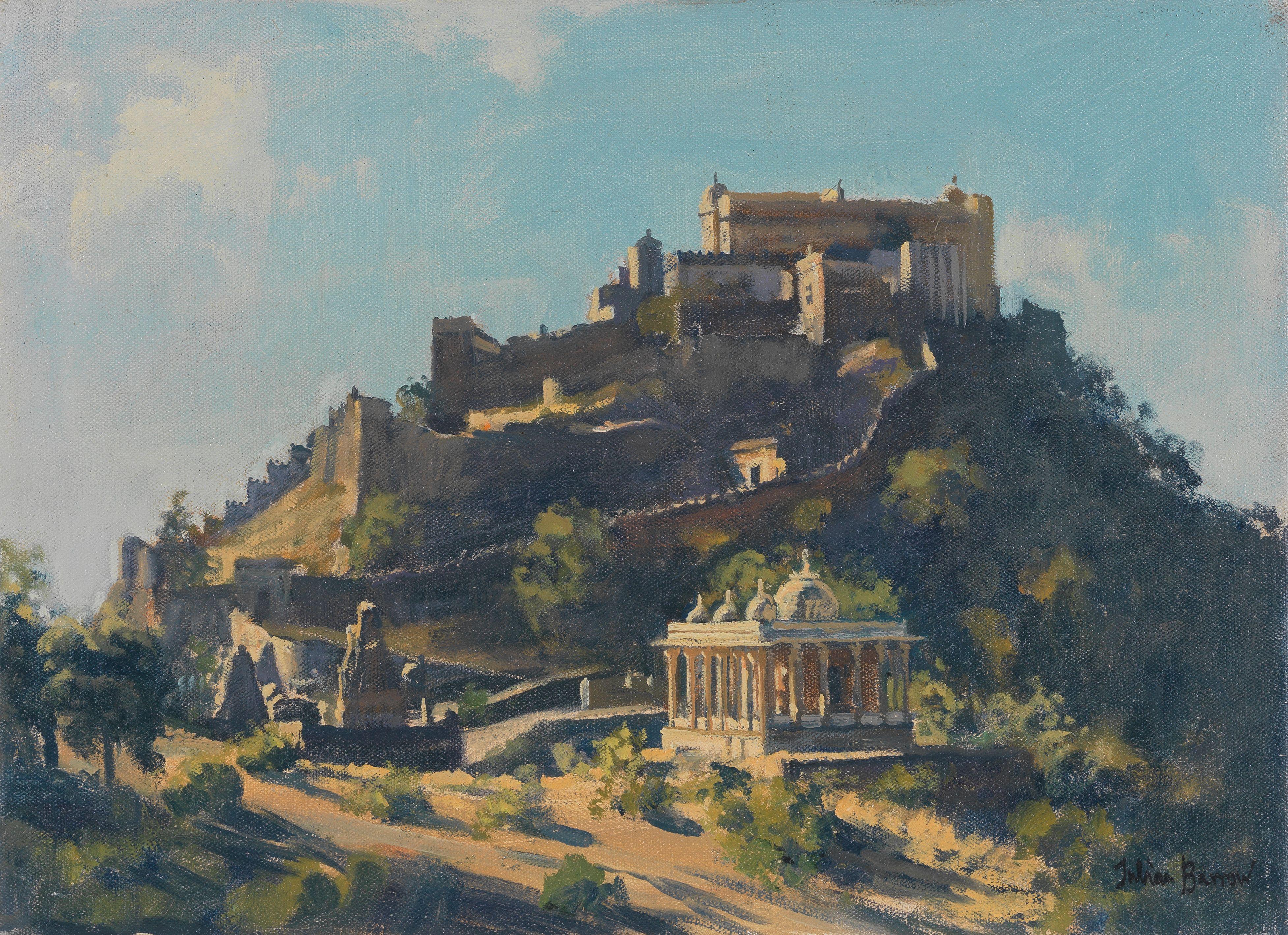 Julian Barrow - \'Kumbhalgarh, near Udaipur, Rajasthan\' unframed