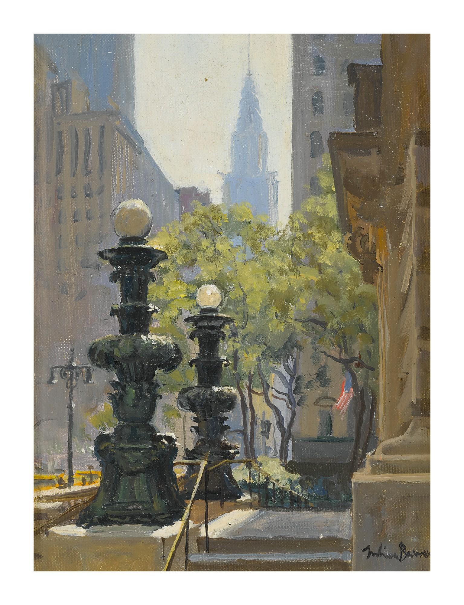 Julian Barrow - Side Entrance, New York Public Library