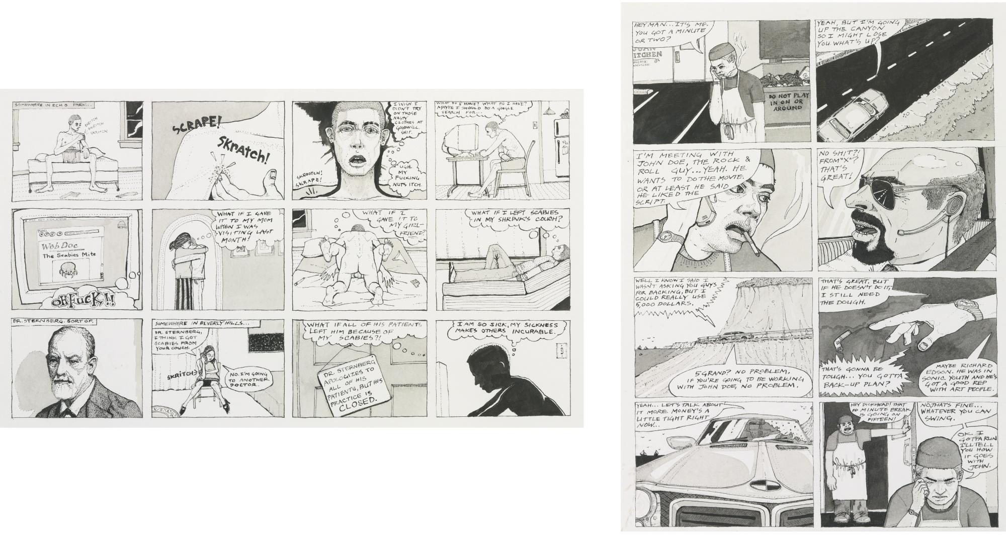 Julian Hoeber - Untitled [Two Works]