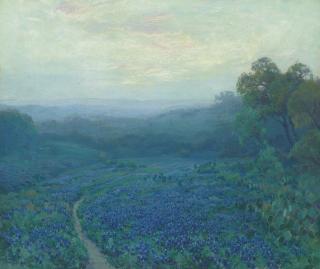 Julian Onderdonk - Path Through a Field of Bluebonnets
