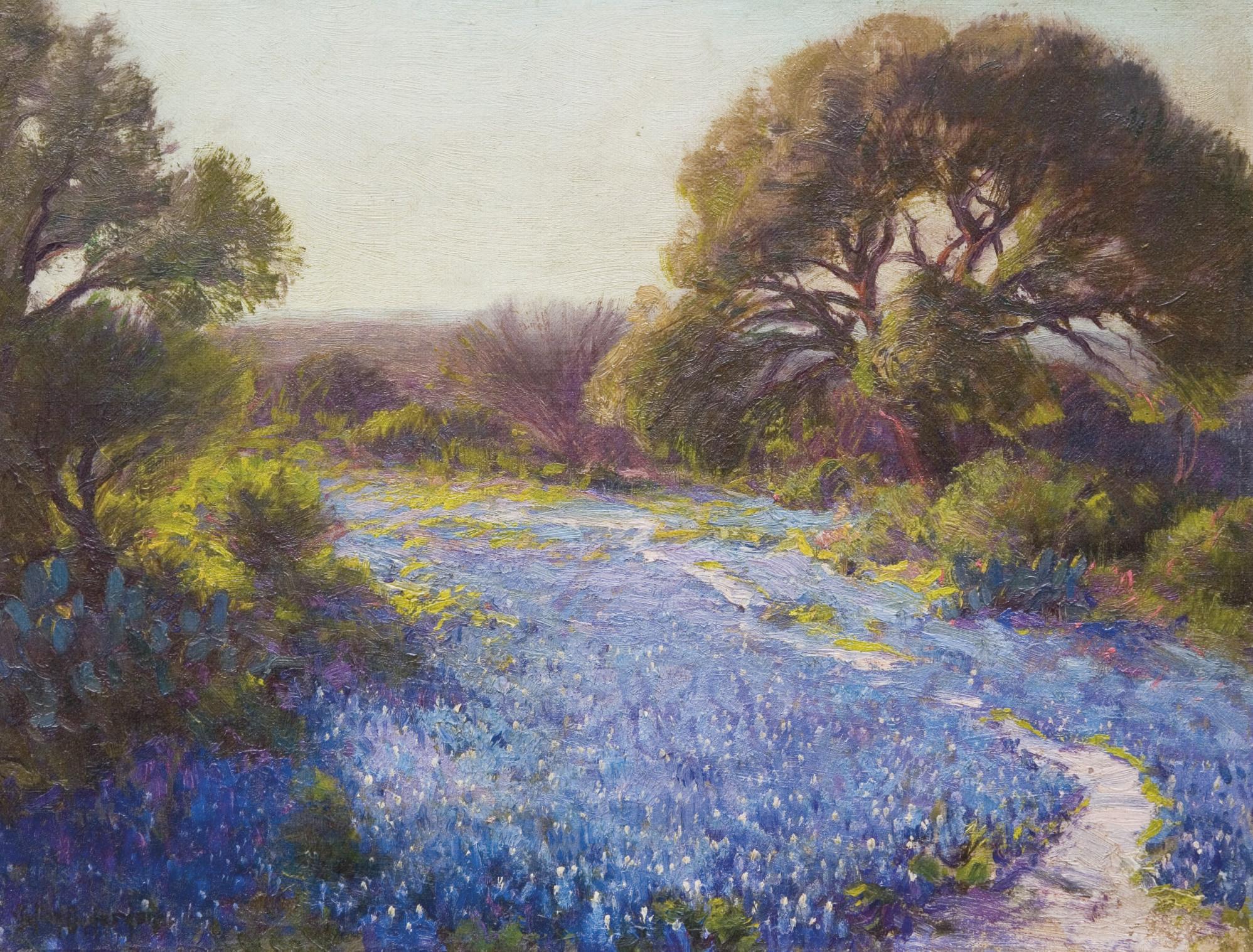 Julian Onderdonk - Path through the Bluebonnets