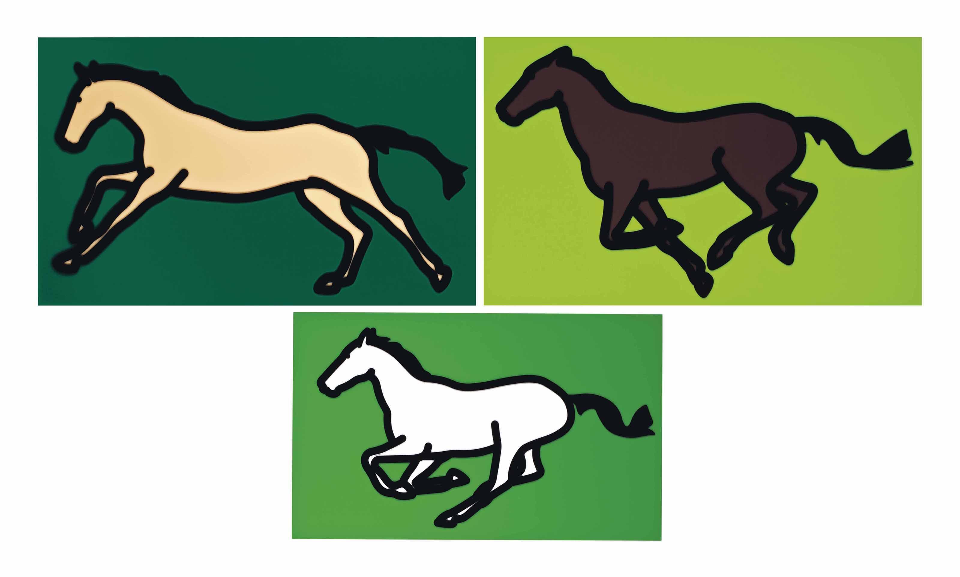 Julian Opie - Galloping Horses