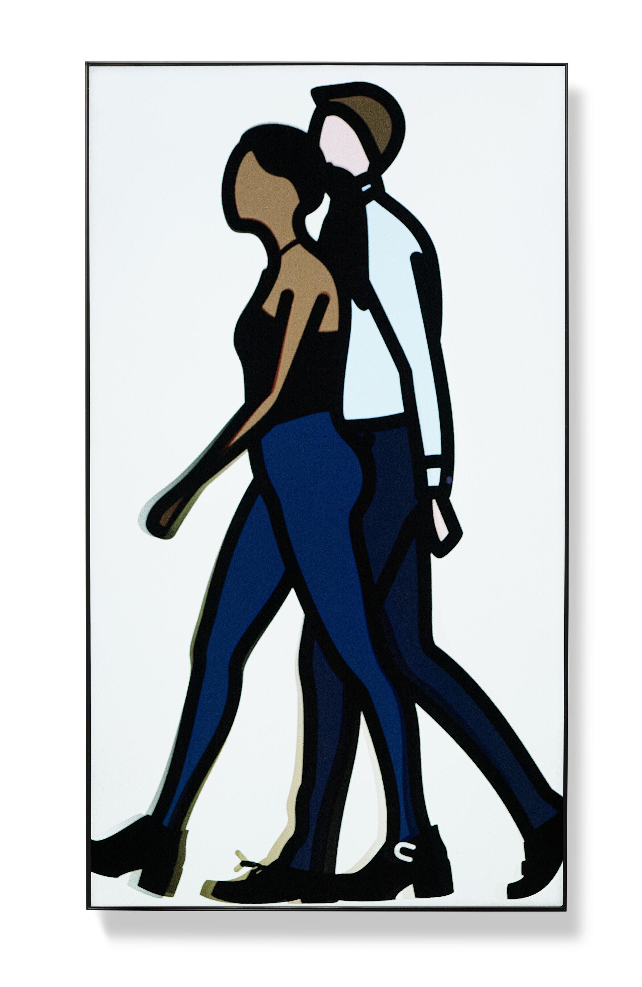 Julian Opie - Imogen and Bobby Walking
