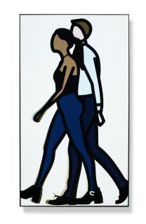 Julian Opie - Imogen and Bobby Walking