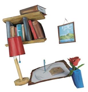 Julian Opie - In The Study