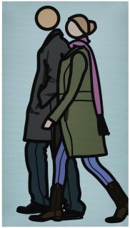 Julian Opie - Jeremy and Sian Walking
