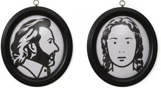 Julian Opie - Luc And Ludivine Get Married (Pair 1)