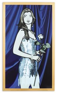 Julian Opie - Maria Teresa With Sequined Dress