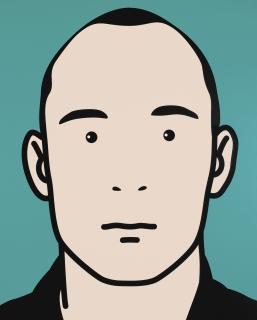 Julian Opie - Michael, Programmer 1