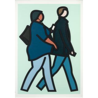 Julian Opie - New York Couple 2, from New York Couples