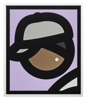 Julian Opie - Paper Head 3, From: Paper Heads