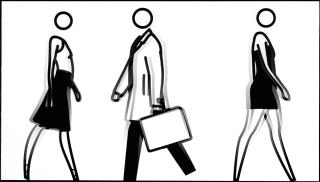 Julian Opie - People Walking