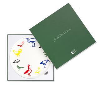 Julian Opie - Running, from the Artist Plate Project