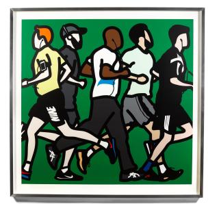 Julian Opie - Running Men