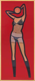 Julian Opie - Sara gets undressed (lenticular)