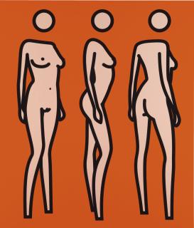 Julian Opie - Sara Turning 03