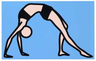 Julian Opie - Sarah, Bridge Long